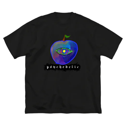 サイケデリックアップル(Psychedelic apple) ビッグシルエットTシャツ