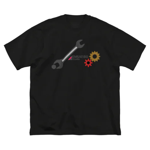 工具デザイン7　スパナ 루즈핏 티셔츠