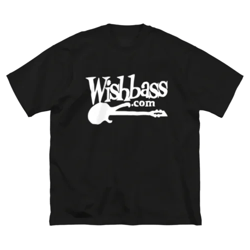 Wishbass Tee (White Logo) ビッグシルエットTシャツ