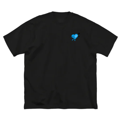 II HEART SST【BLUE】 Big T-Shirt