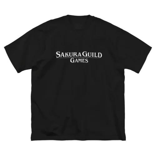 SGG 白文字のみ ビッグシルエットTシャツ