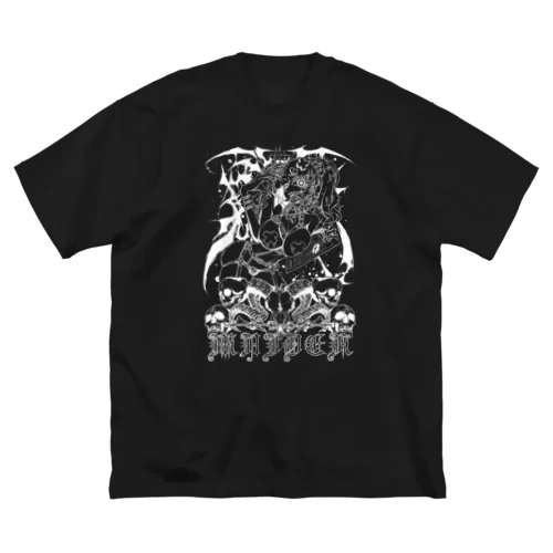 さつじんナースちゃん　白抜きver ビッグシルエットTシャツ