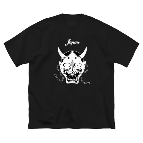 般若（スカジャン風） ビッグシルエットTシャツ