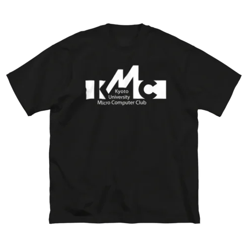 KMC 京大マイコンクラブ(白ロゴ) ビッグシルエットTシャツ