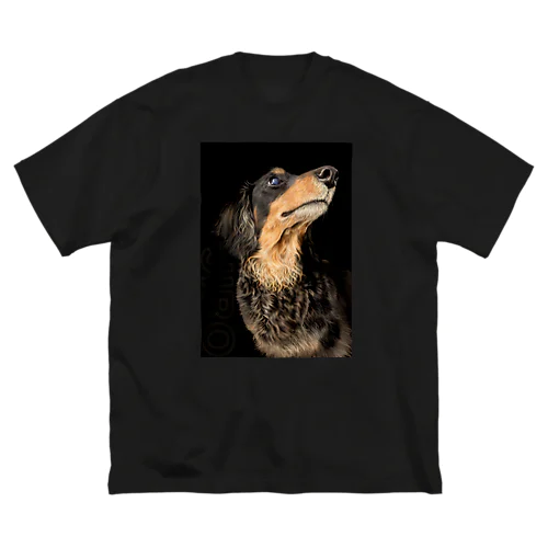 犬Tシャツ(ダックス) ビッグシルエットTシャツ