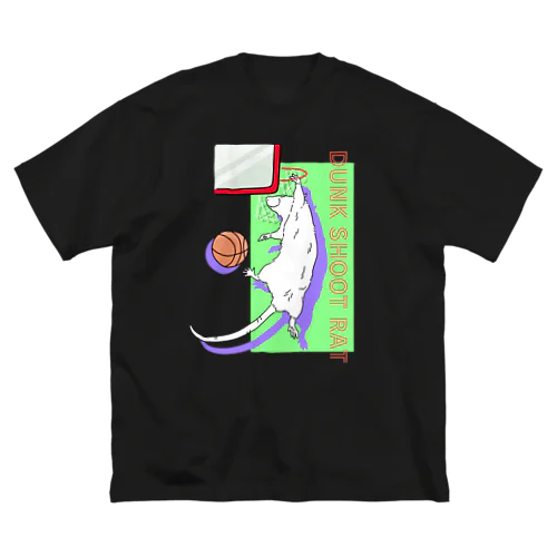 DUNK SHOOT RAT ビッグシルエットTシャツ