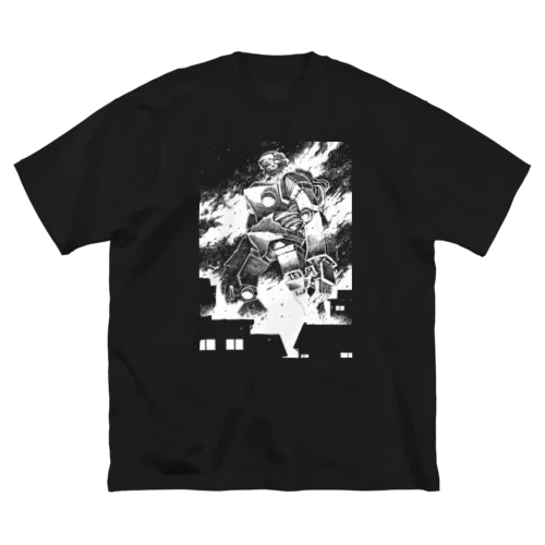 鉄神01白インク Big T-Shirt