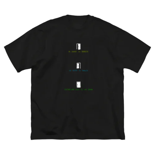 サウナドア ビッグシルエットTシャツ