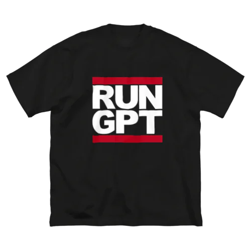 RUN-GPT ビッグシルエットTシャツ