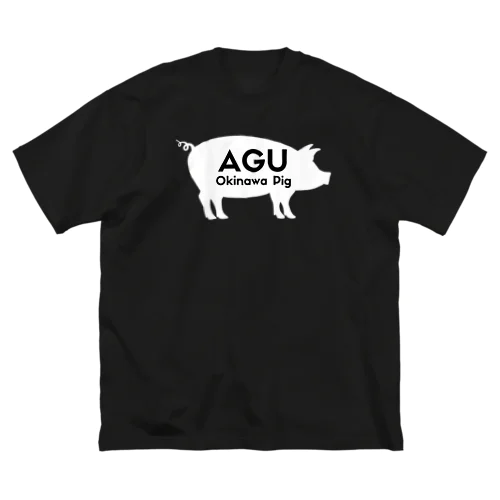 AGU（白抜き） Big T-Shirt