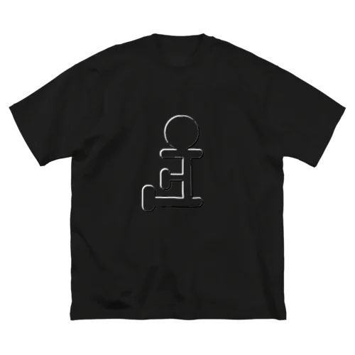 CocoCannon立体風ロゴ（表） ビッグシルエットTシャツ