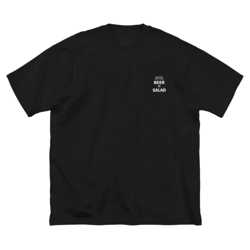 BEER=SALAD ビッグシルエットTシャツ