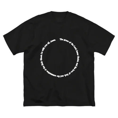 パウロくんの祝祷_白 ビッグシルエットTシャツ