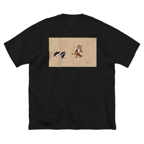 トラちゃんとペンギンたち ビッグシルエットTシャツ