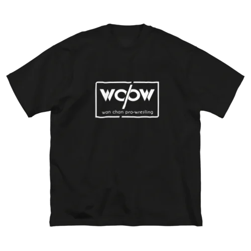 ワンちゃんプロレス　ロゴ入り　Ｔシャツ ロゴホワイトバージョン Big T-Shirt