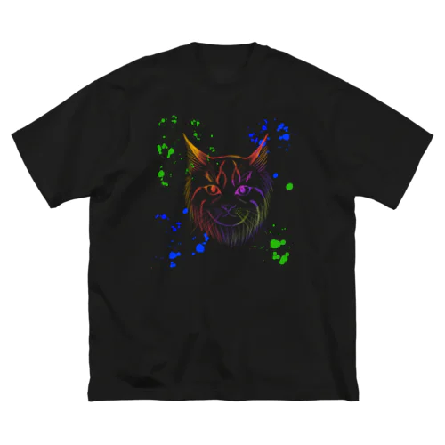 ロックな猫のボブ Big T-Shirt