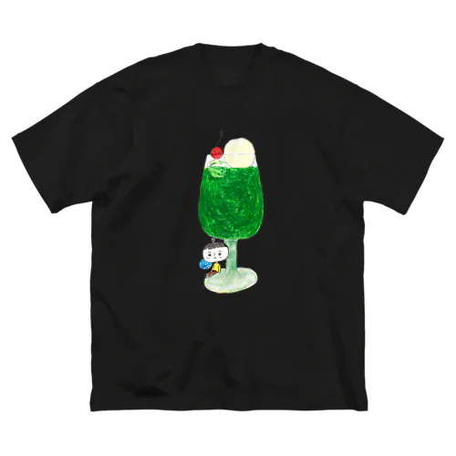 melon soda ビッグシルエットTシャツ