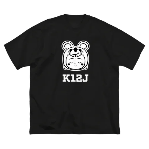 着ぐるみ 子地蔵　ｰ顔T BKｰ ビッグシルエットTシャツ