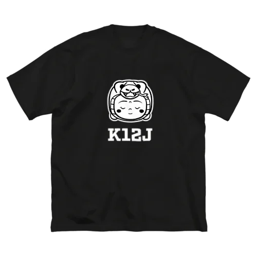 着ぐるみ 巳地蔵　ｰ顔T BKｰ ビッグシルエットTシャツ