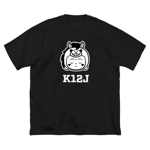 着ぐるみ 午地蔵　ｰ顔T BKｰ ビッグシルエットTシャツ