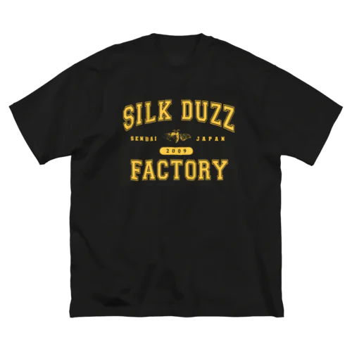 silk duzz factory【college】イエロー ビッグシルエットTシャツ