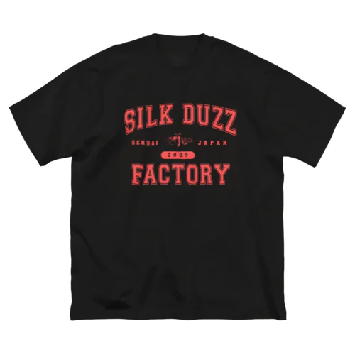 silk duzz factory【college】レッド ビッグシルエットTシャツ