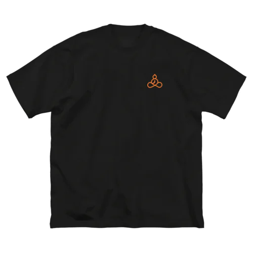 chigu_orange_only logo ビッグシルエットTシャツ