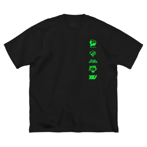 RE:PRODUCTIONS LOGOs GREEN ビッグシルエットTシャツ