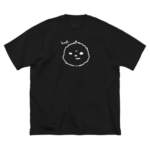 【smol】「ふんっ」白抜き (Tシャツ) ビッグシルエットTシャツ