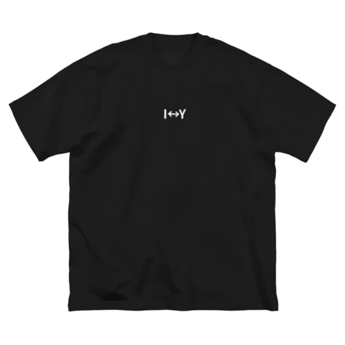 I↔Y(ホワイト) Big T-Shirt