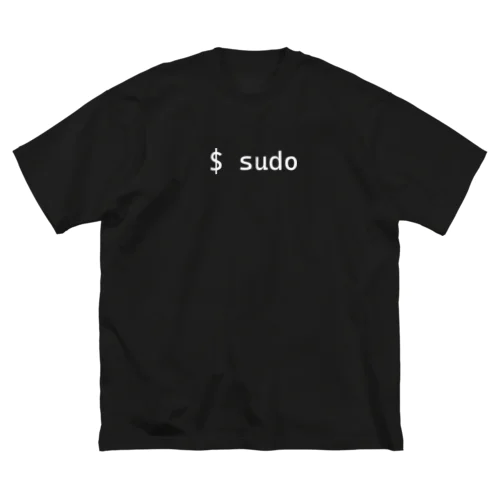 sudo white ビッグシルエットTシャツ