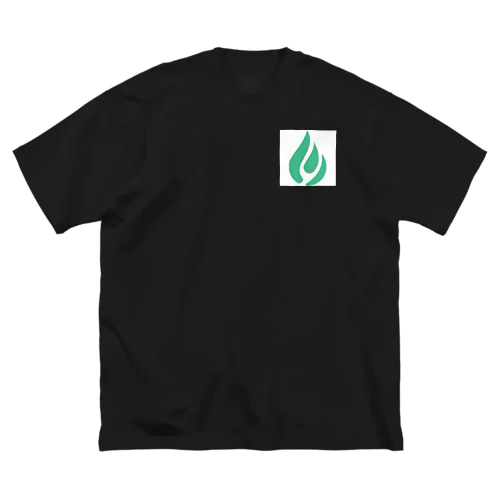 緑の炎 ビッグシルエットTシャツ