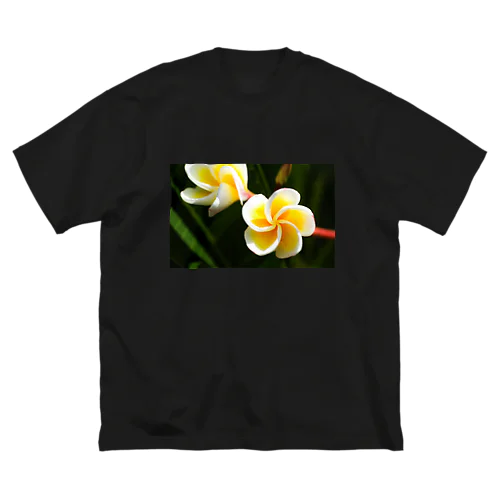 Flower of the Heart　プルメリア ビッグシルエットTシャツ