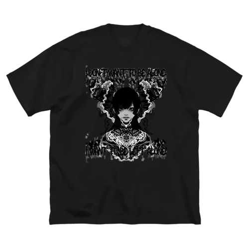 【999ROSES】孤独 ビッグシルエットTシャツ