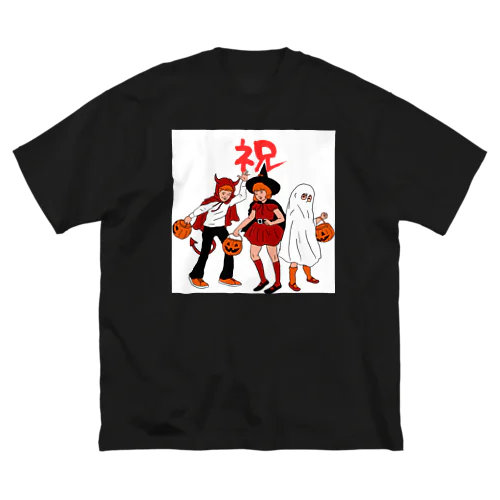 ハロウィン祝 ビッグシルエットTシャツ