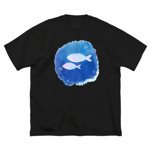 儚い魚 ビッグシルエットTシャツ