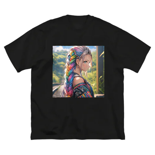 レインボウ娘 Big T-Shirt