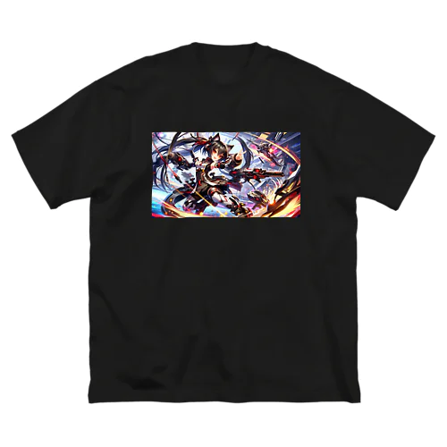 ケモミミメカ少女 ビッグシルエットTシャツ