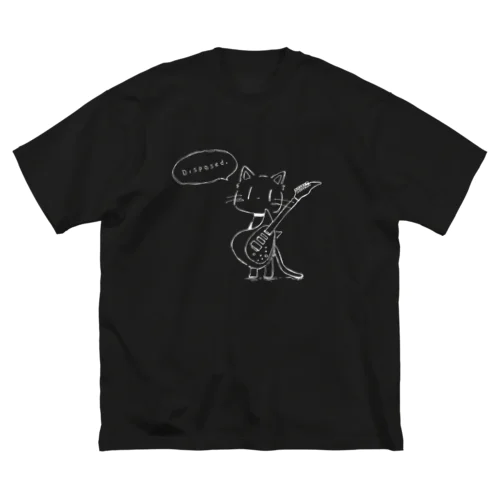 ぎたーねこ ビッグシルエットTシャツ