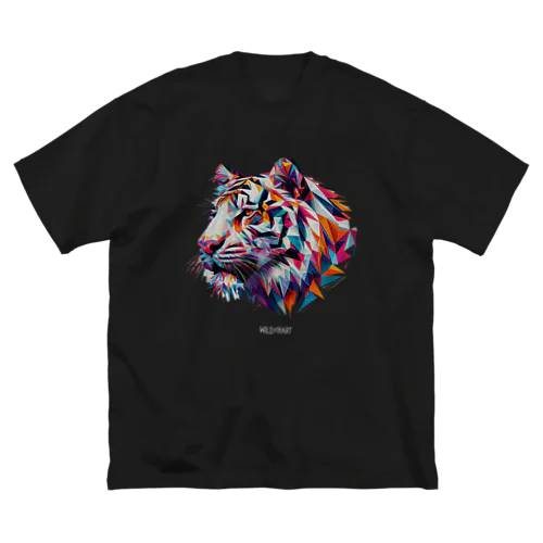 タイガーPolygonal Big T-Shirt