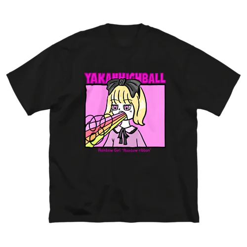 レインボーリボンちゃん 루즈핏 티셔츠