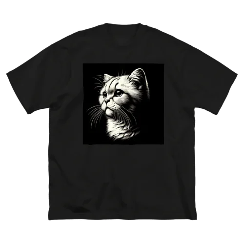 ノスタルジーねこ ビッグシルエットTシャツ