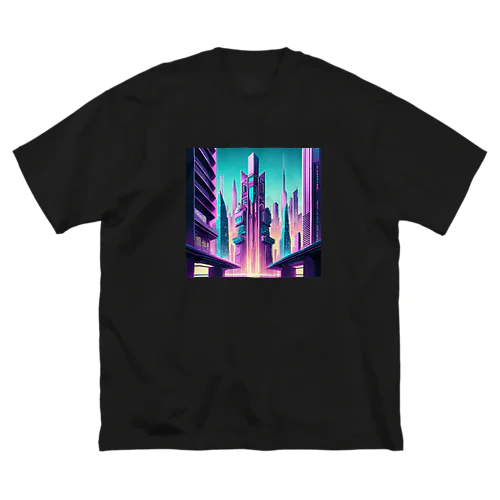 サイバーパンク都市 Big T-Shirt