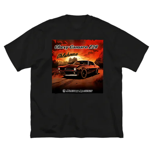 Chevy Camaro Z28 Oklahoma モンスターマシーン ビッグシルエットTシャツ