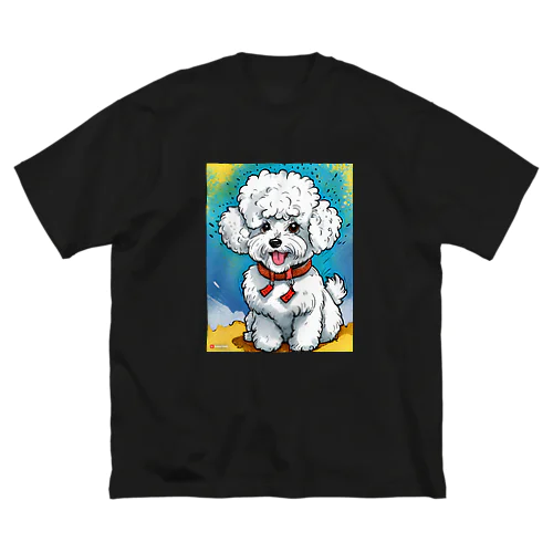 ダイナミック・ビションフリーゼちゃん２ Big T-Shirt