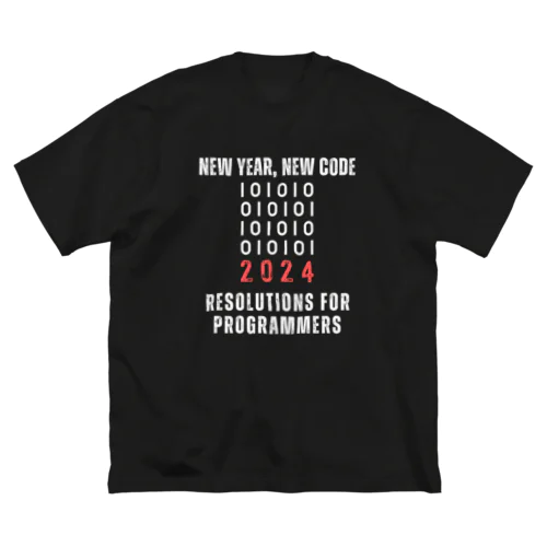 New Year, New Code: 2024 Resolutions for Programmers ビッグシルエットTシャツ