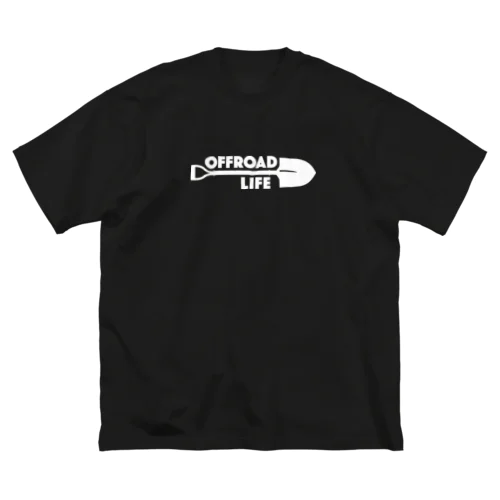 オフロードライフ スコップデザイン クロカン ホワイト Big T-Shirt