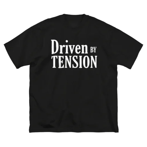 Driven By TENSION (WHITE) ビッグシルエットTシャツ