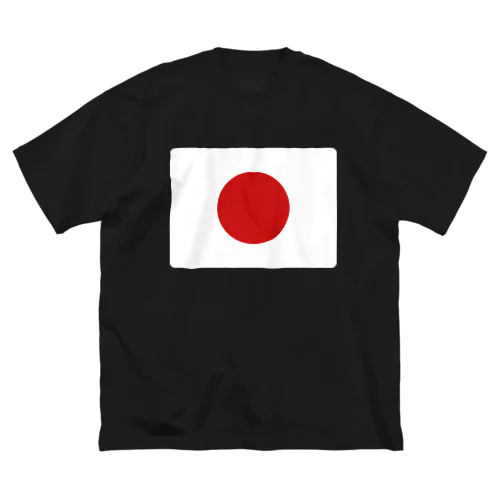 日本の国旗 ビッグシルエットTシャツ