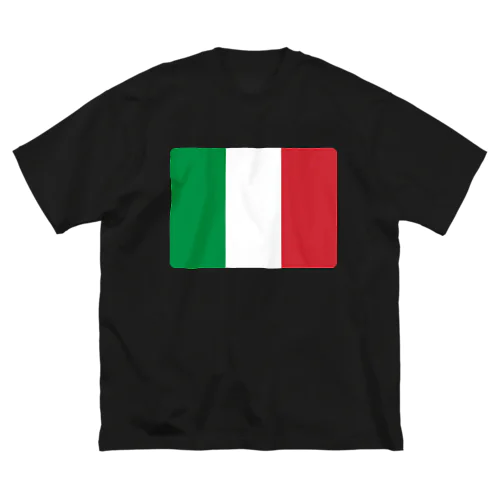 イタリアの国旗 ビッグシルエットTシャツ